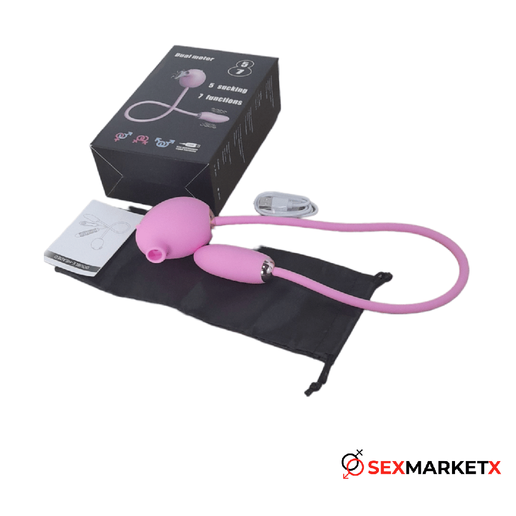 Huevo vibrador dual suckfun