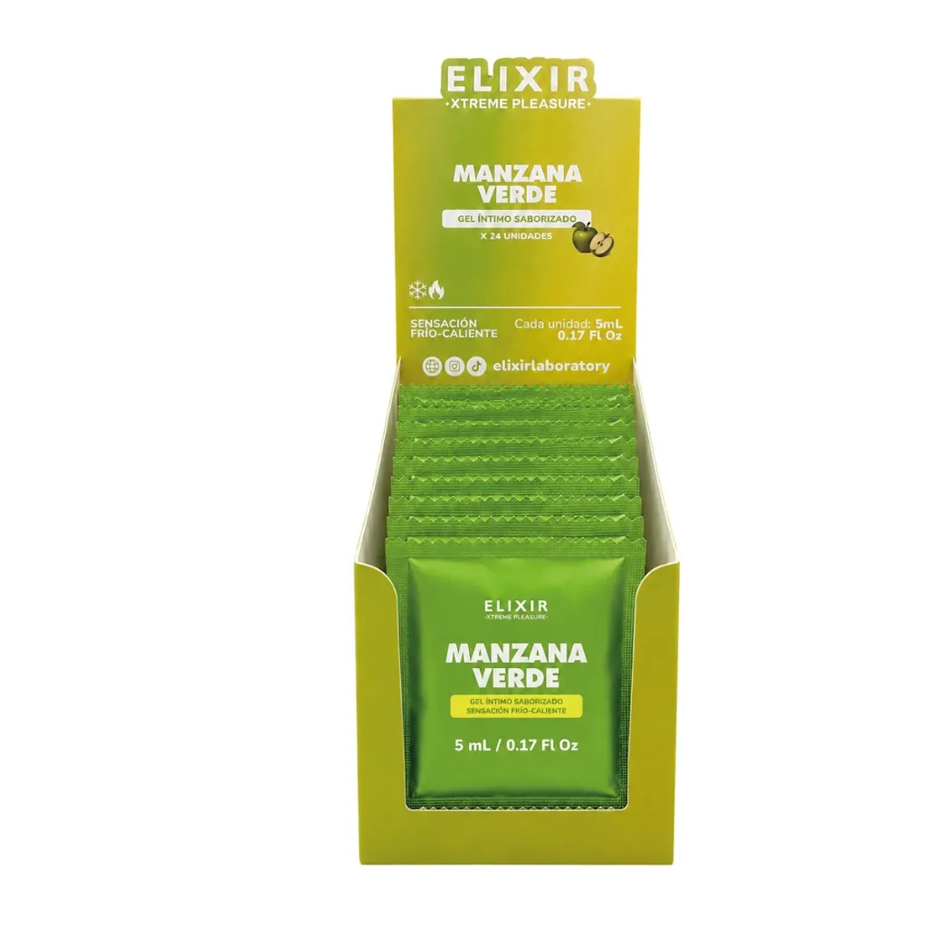 Gel intimo saborizado manzana verde x 5ml_1.webp