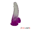 Dildo de colores con ventosa y testiculos Lashmi