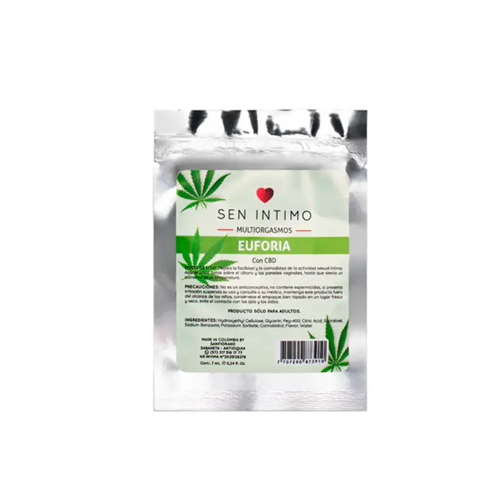 Lubricante Íntimo Euforia x 7ml