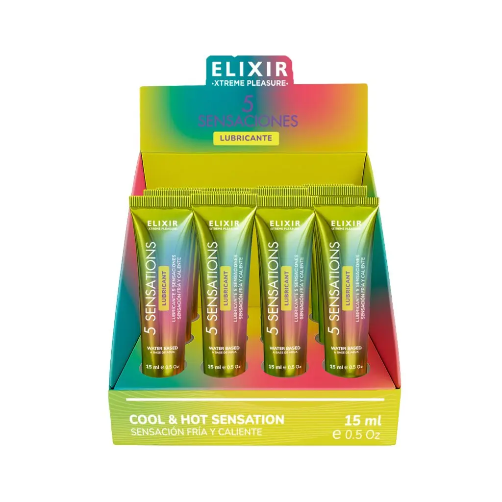 Lubricante 5 Sensaciones Elixir 15ML