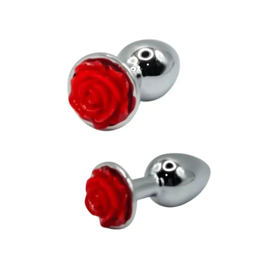 Plug Anal Metálico Rose Talla S