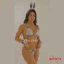 Disfraz conejita brillos