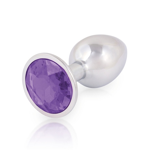 [JUG-SEM-471] Plug acostumbrador anal metálico joya Talla M