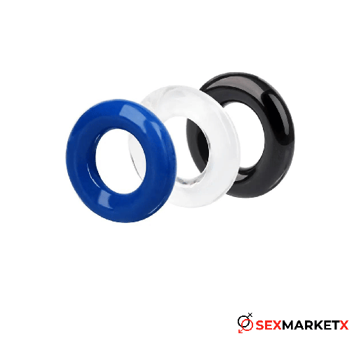 [JUG-SEM-515] Set de anillos para el pene Anyx Tricolor