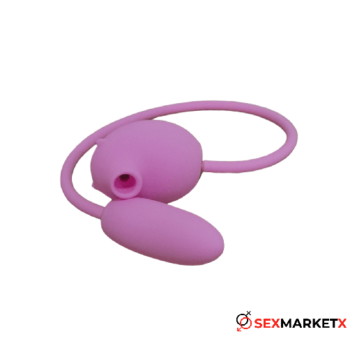 [JUG-SEM-360] Huevo  vibrador dual suckfun