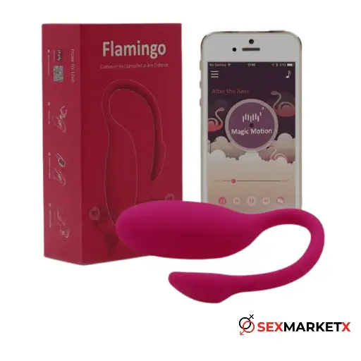 [JUG-SEM-376] Huevo vibrador magic flamingo